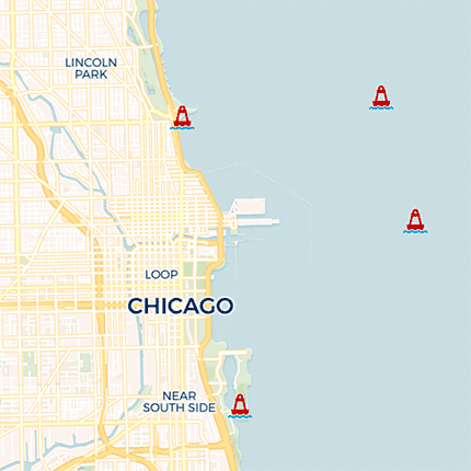 Image of Chicago buoys